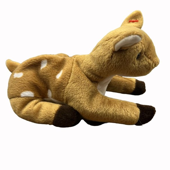 TY Beanie Babies Whisper the Deer Vintage 1997-98 Plush Stuffed Animal Toy Stuff - Picture 3 of 12